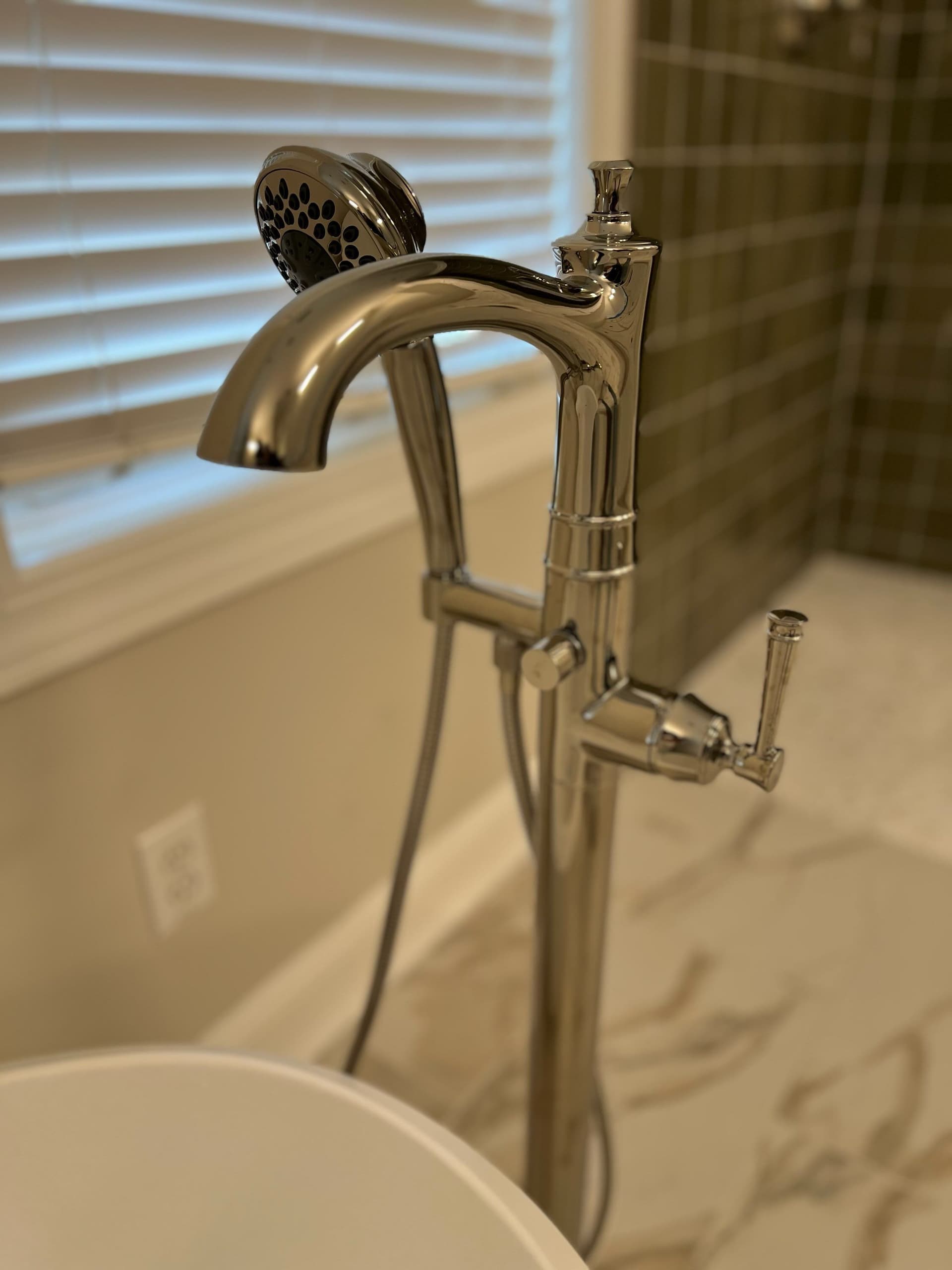 Freestanding Tub and Faucet Installation Brings Modern Elegance
