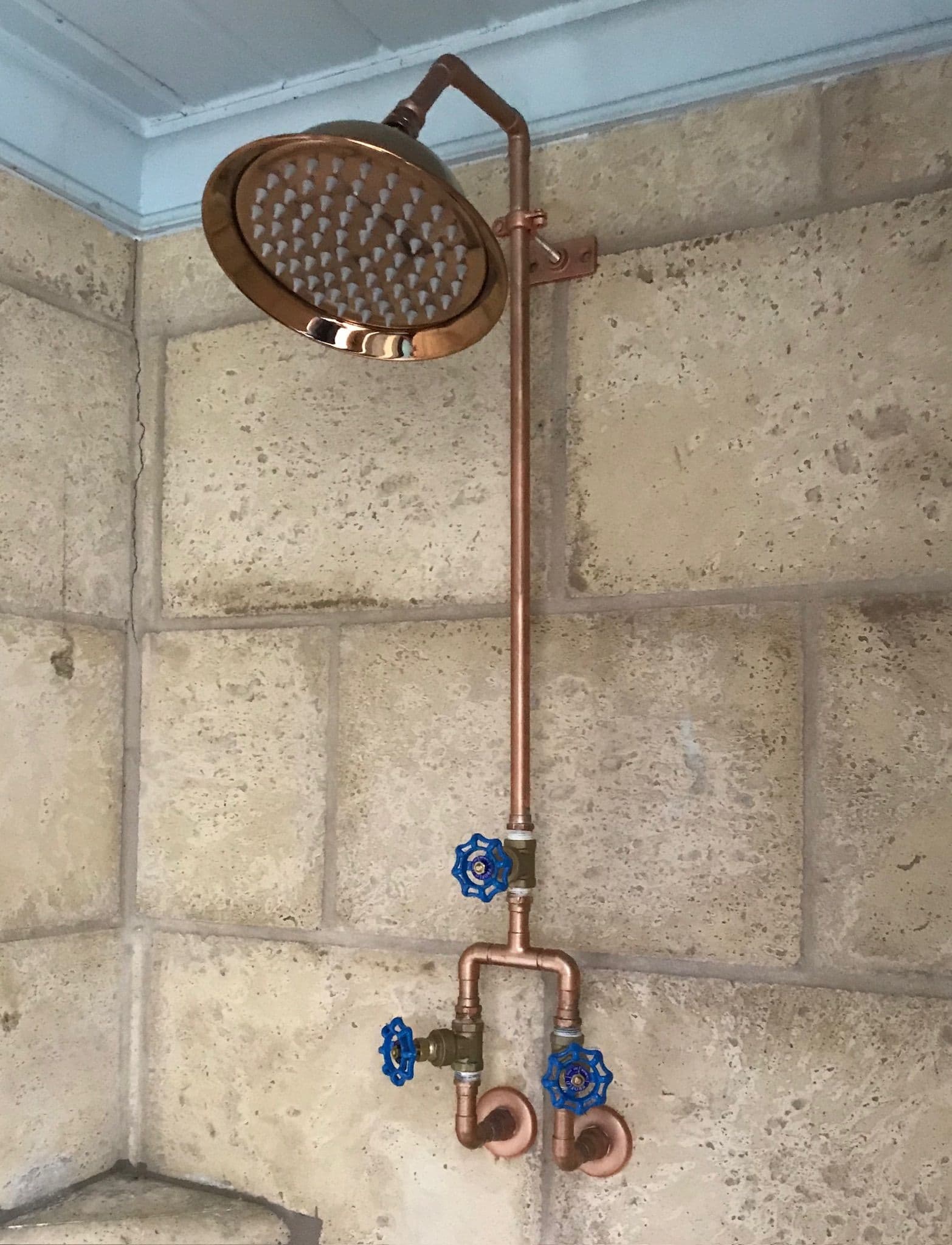 Project Custom Outdoor Shower Faucet by Servant Plumbing in North Atlanta image