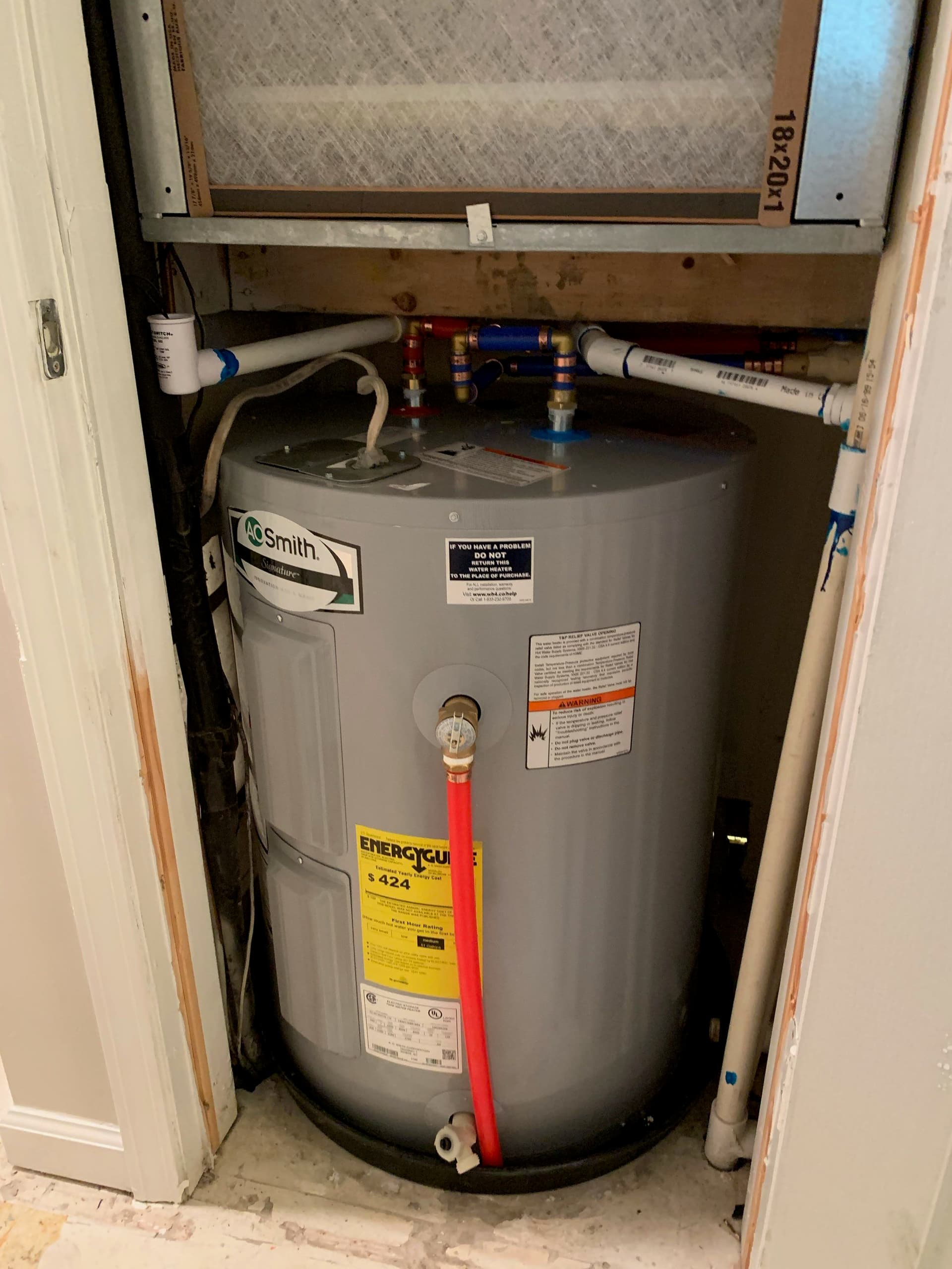Switching to Efficient Lowboy Electric Water Heaters
