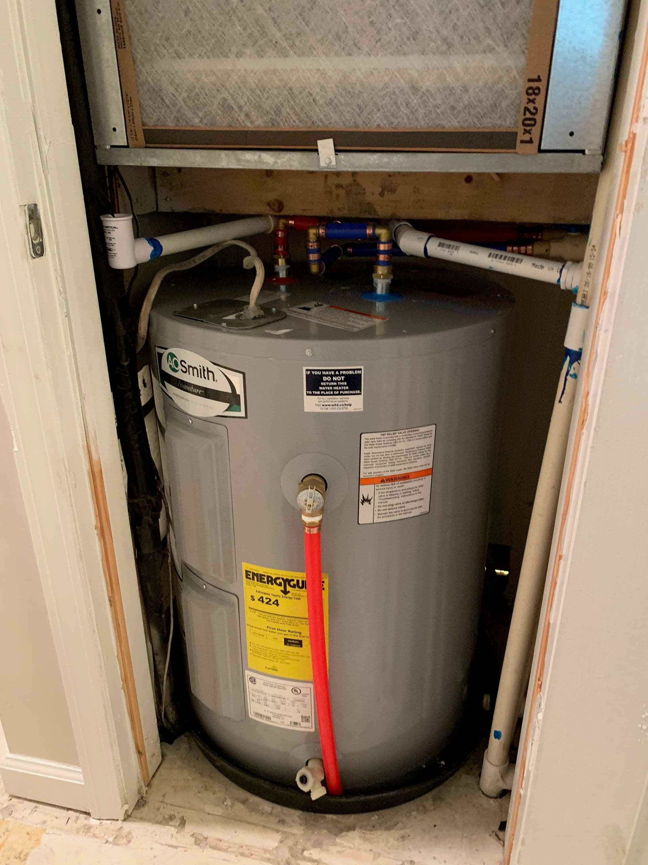 Project Switching to Efficient Lowboy Electric Water Heaters image